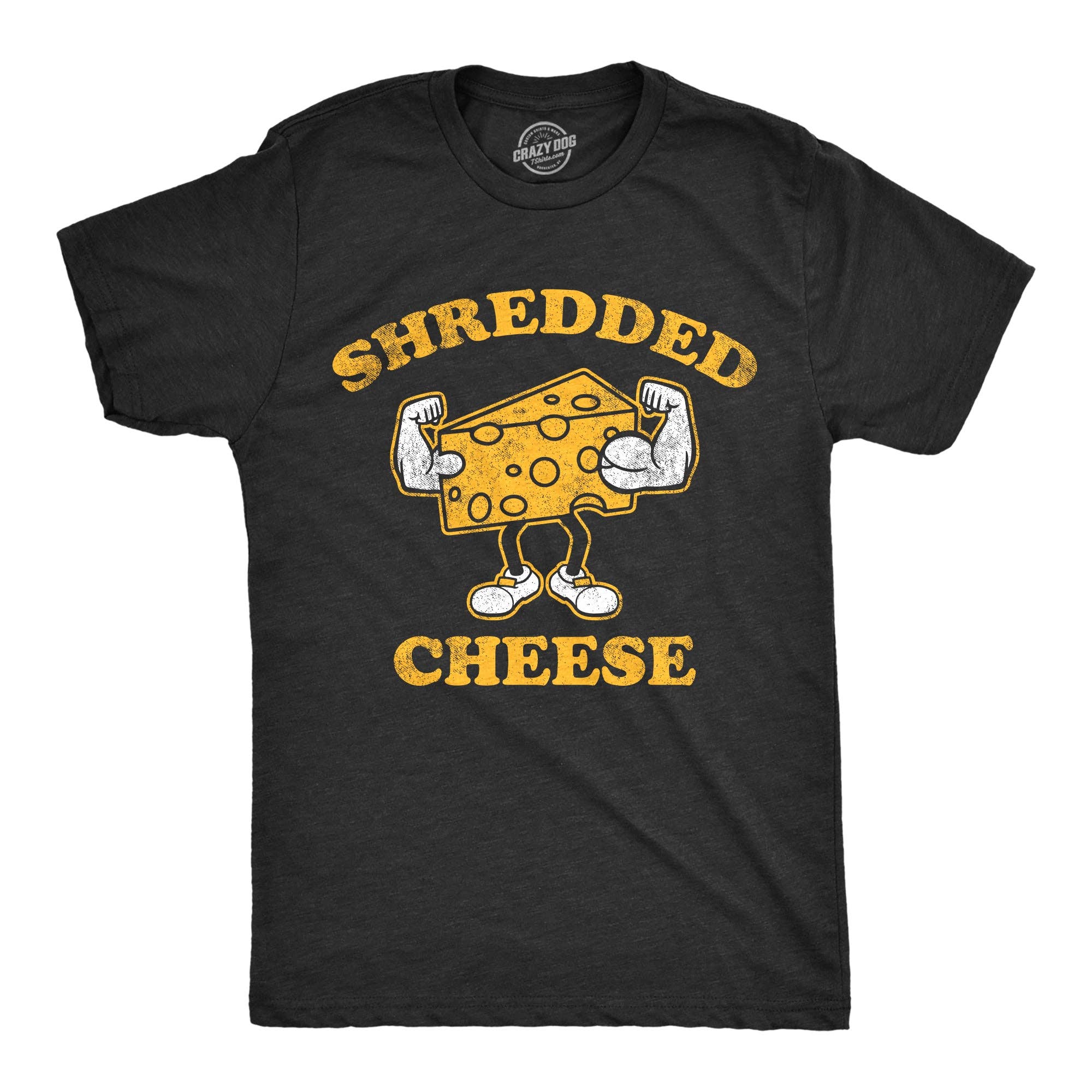 Shredded Cheese Men's - Adult & Kids T-Shirts, Sweatshirts & Hoodies apparel design preview 1