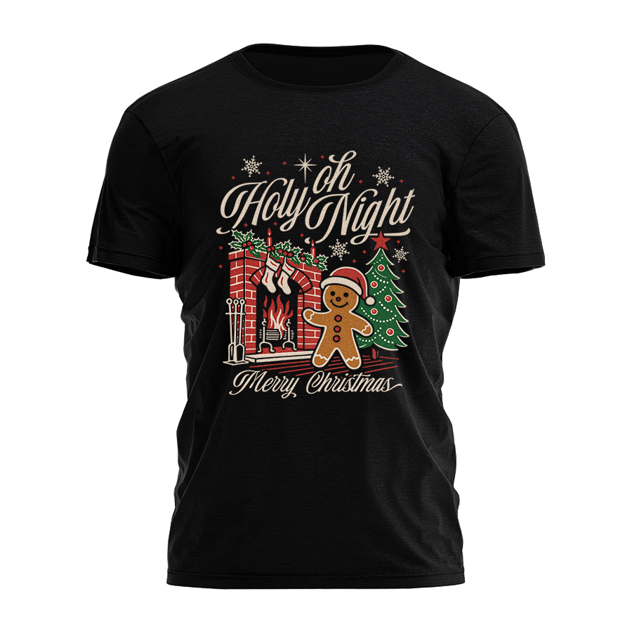 Oh Holy Night 4239 - Adult & Kids T-Shirts, Sweatshirts & Hoodies apparel design preview 1