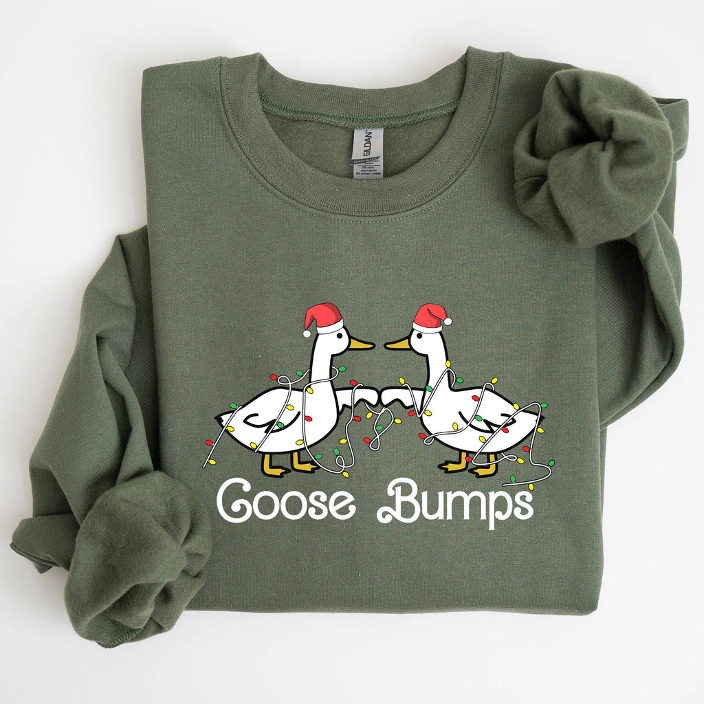 Goose Fist Bumps, Christmas, Santa, Funny, Xmas - Adult & Kids T-Shirts, Sweatshirts & Hoodies apparel design preview 1