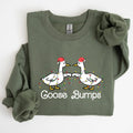 Goose Fist Bumps, Christmas, Santa, Funny, Xmas - Adult & Kids T-Shirts, Sweatshirts & Hoodies apparel design preview 1