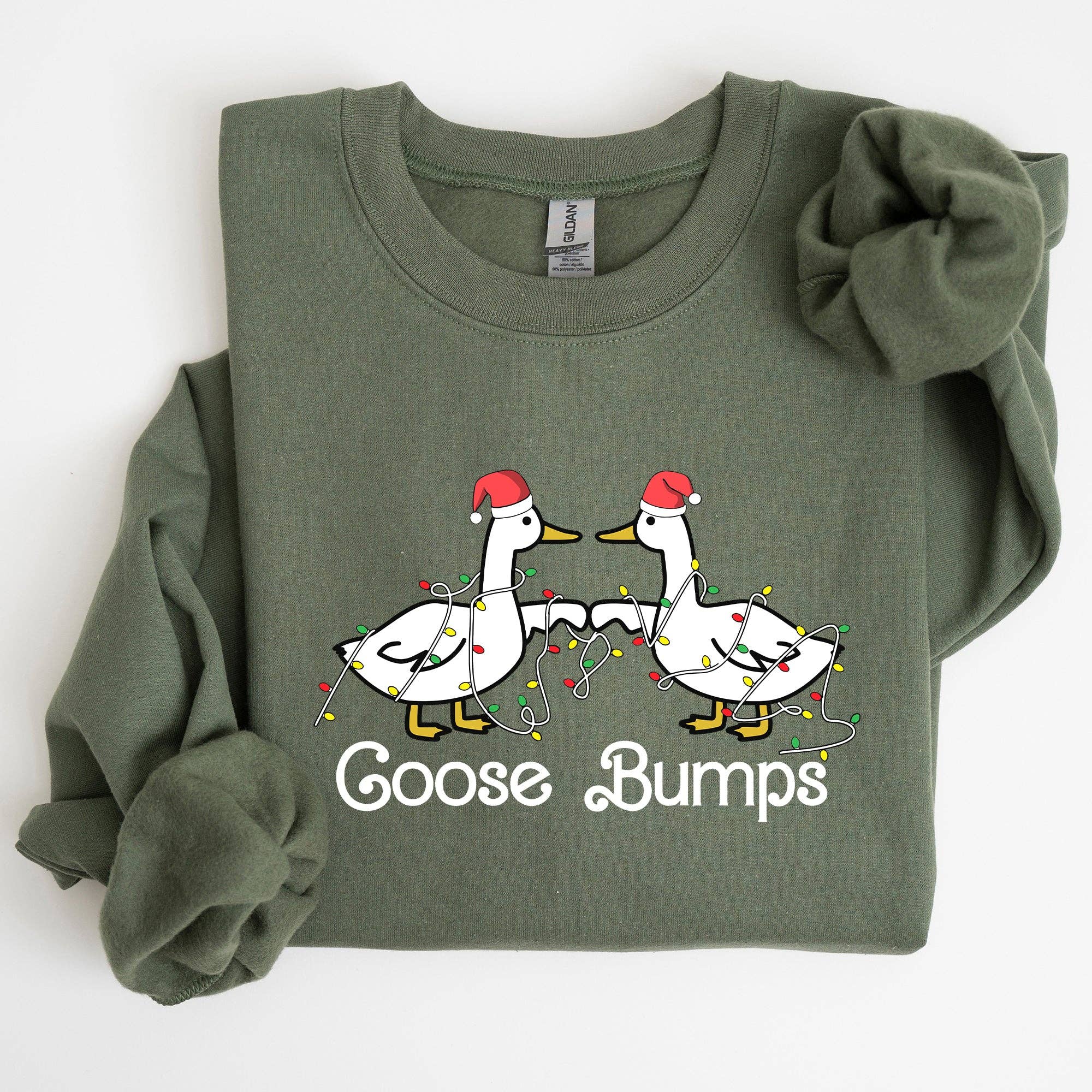 Goose Fist Bumps, Christmas, Santa, Funny, Xmas - Adult & Kids T-Shirts, Sweatshirts & Hoodies apparel design preview 1