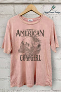 American Cowboy-Hand Drawn - Adult & Kids T-Shirts, Sweatshirts & Hoodies apparel design preview 1