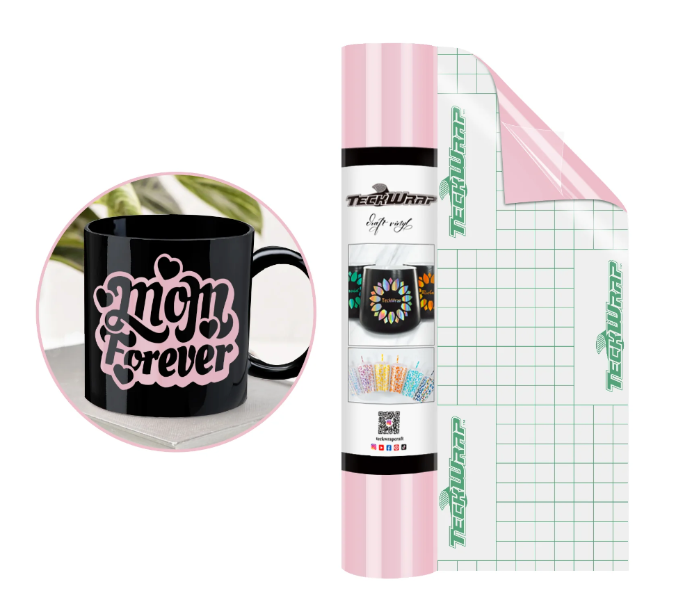 Teckwrap 001G Series Glossy Craft Vinyl 12" X 5' Roll - Adult & Kids T-Shirts, Sweatshirts & Hoodies apparel design preview 1