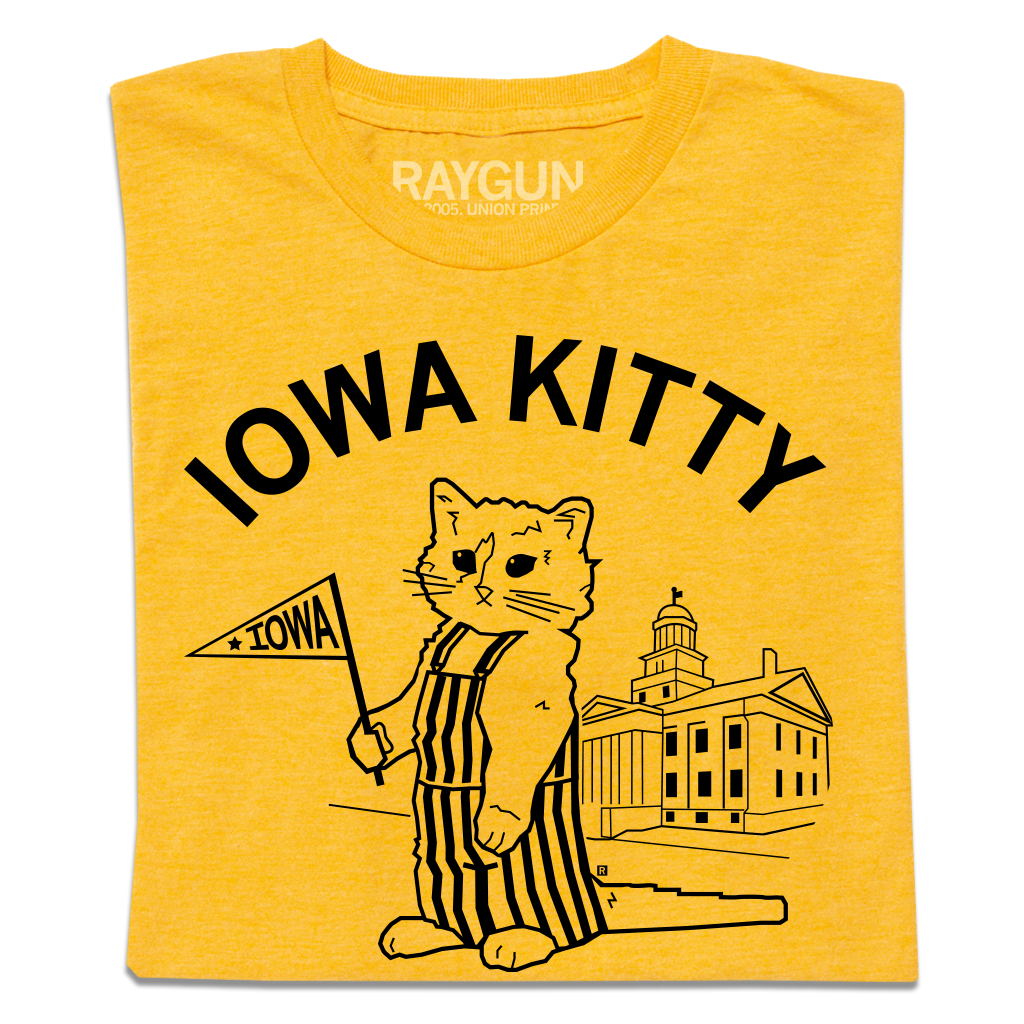 Iowa Kitty - Adult & Kids T-Shirts, Sweatshirts & Hoodies apparel design preview 1