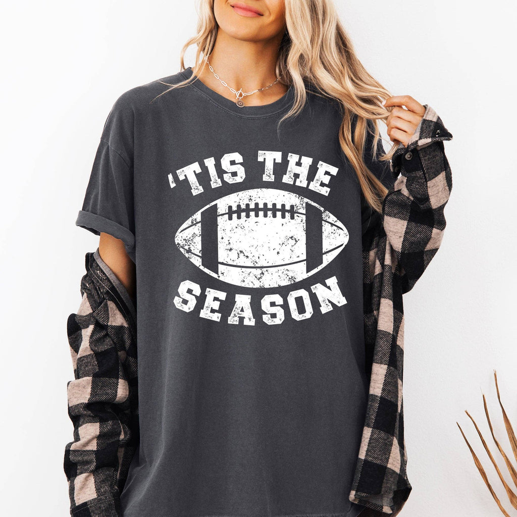 Tis the Season, Football, Game Day Tailgate Party - Adult & Kids T-Shirts, Sweatshirts & Hoodies apparel design preview 1