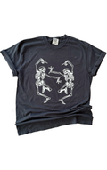 Skeleton Dance Battle Halloween - Adult & Kids T-Shirts, Sweatshirts & Hoodies apparel design preview 1