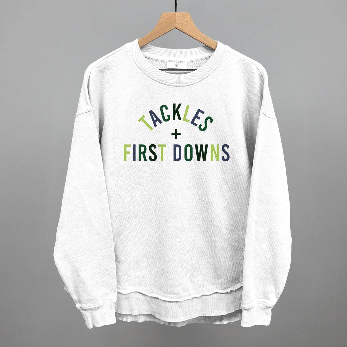 Tackles and First Downs - Adult & Kids T-Shirts, Sweatshirts & Hoodies apparel design preview 1