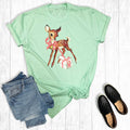 Christmas Deer with Gift Graphic - Adult & Kids T-Shirts, Sweatshirts & Hoodies apparel design preview 1