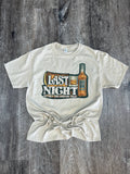 Last Night We Let the Liquor Talk On Sand - Adult & Kids T-Shirts, Sweatshirts & Hoodies apparel design preview 1