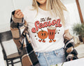 Tis the Season Halloween Pumpkin Spice Latte - Adult & Kids T-Shirts, Sweatshirts & Hoodies apparel design preview 1