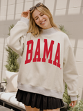 Bama Tall Boy Gray Reversible Mock Neck - Adult & Kids T-Shirts, Sweatshirts & Hoodies apparel design preview 1