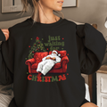 Just Waiting On Christmas 2025 Gildan - Adult & Kids T-Shirts, Sweatshirts & Hoodies apparel design preview 1