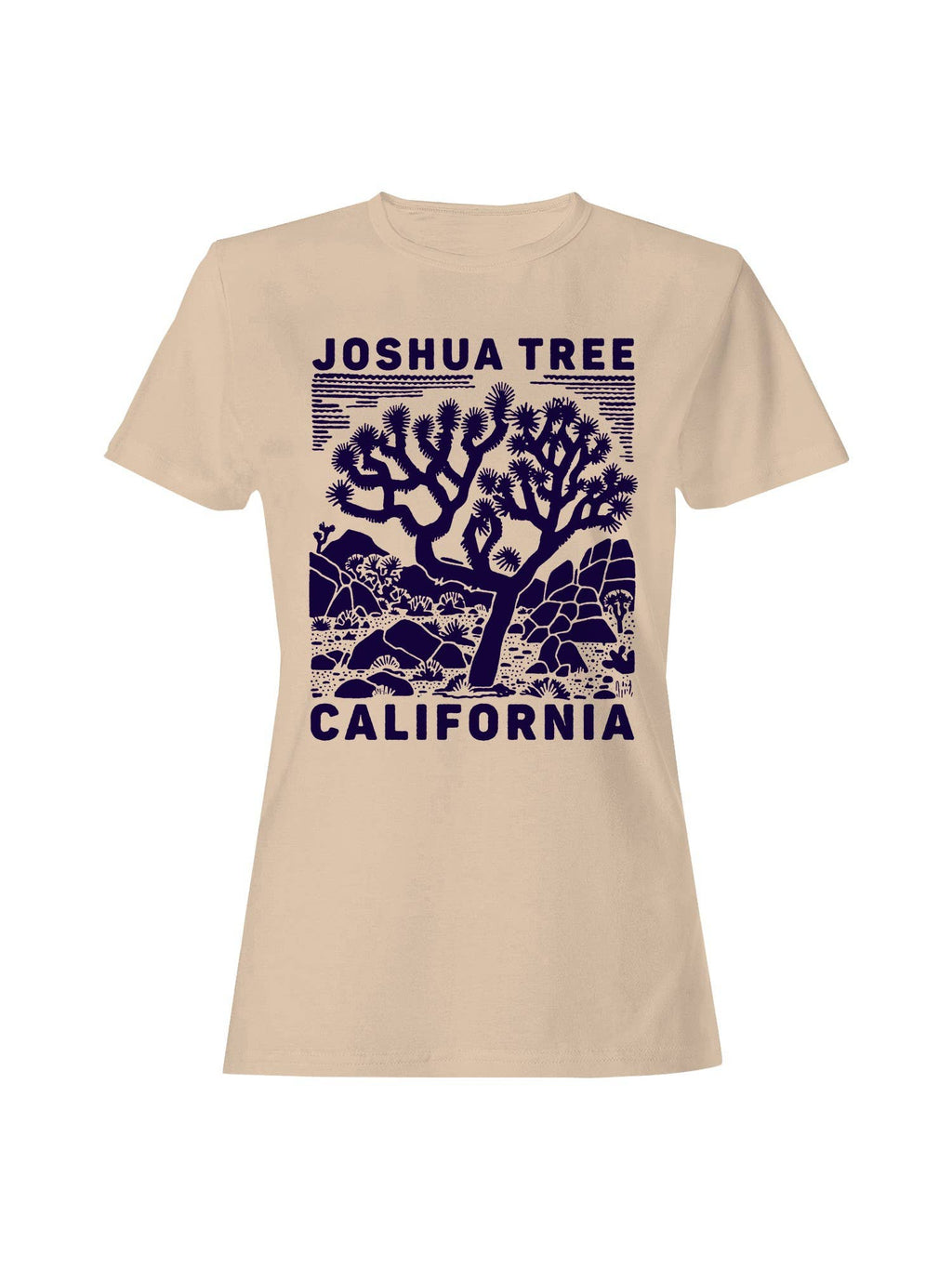 Joshua Tree Desert Art Print Women's - Adult & Kids T-Shirts, Sweatshirts & Hoodies apparel design preview 1