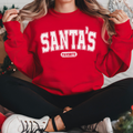 Santa'S Favorite Christmas Crewneck - Adult & Kids T-Shirts, Sweatshirts & Hoodies apparel design preview 1
