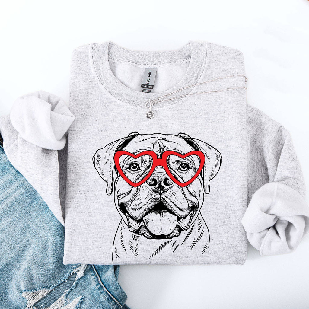 Bull Mastiff, Pet, Dog Breed, Valentine's - Adult & Kids T-Shirts, Sweatshirts & Hoodies apparel design preview 1