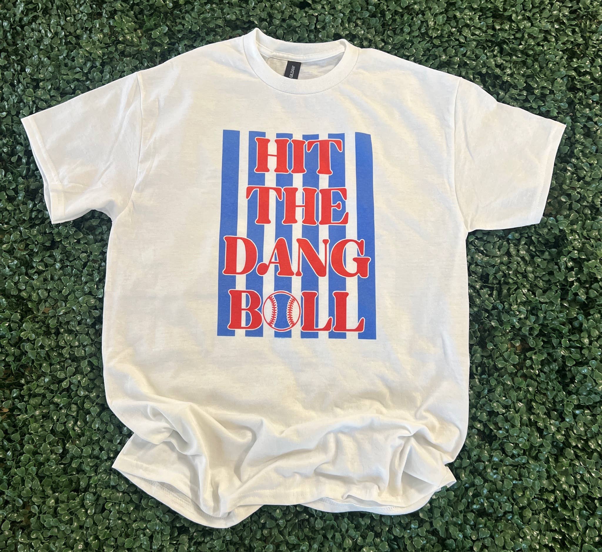 Hit the Dang Ball On White - Adult & Kids T-Shirts, Sweatshirts & Hoodies apparel design preview 1