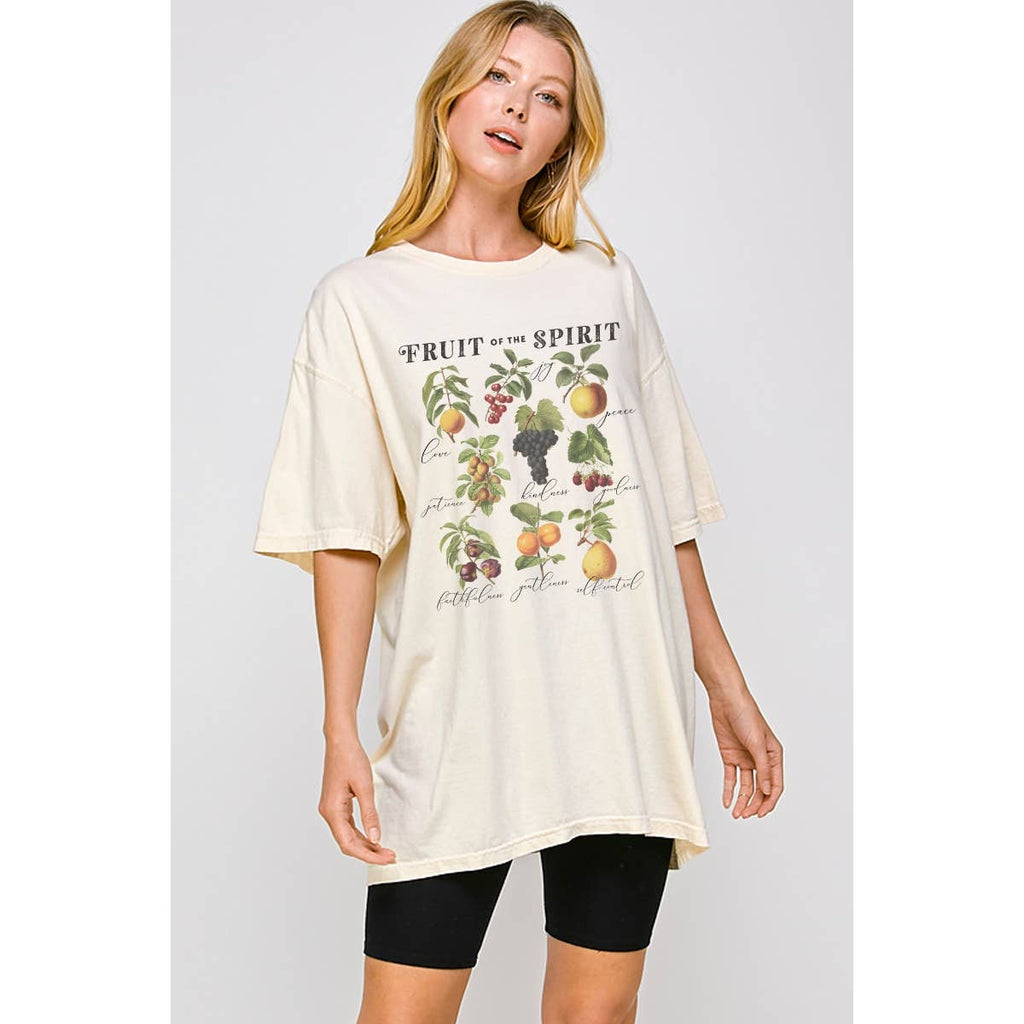 Fruit of the Spirit Vintage Graphic Oversized - Adult & Kids T-Shirts, Sweatshirts & Hoodies apparel design preview 1