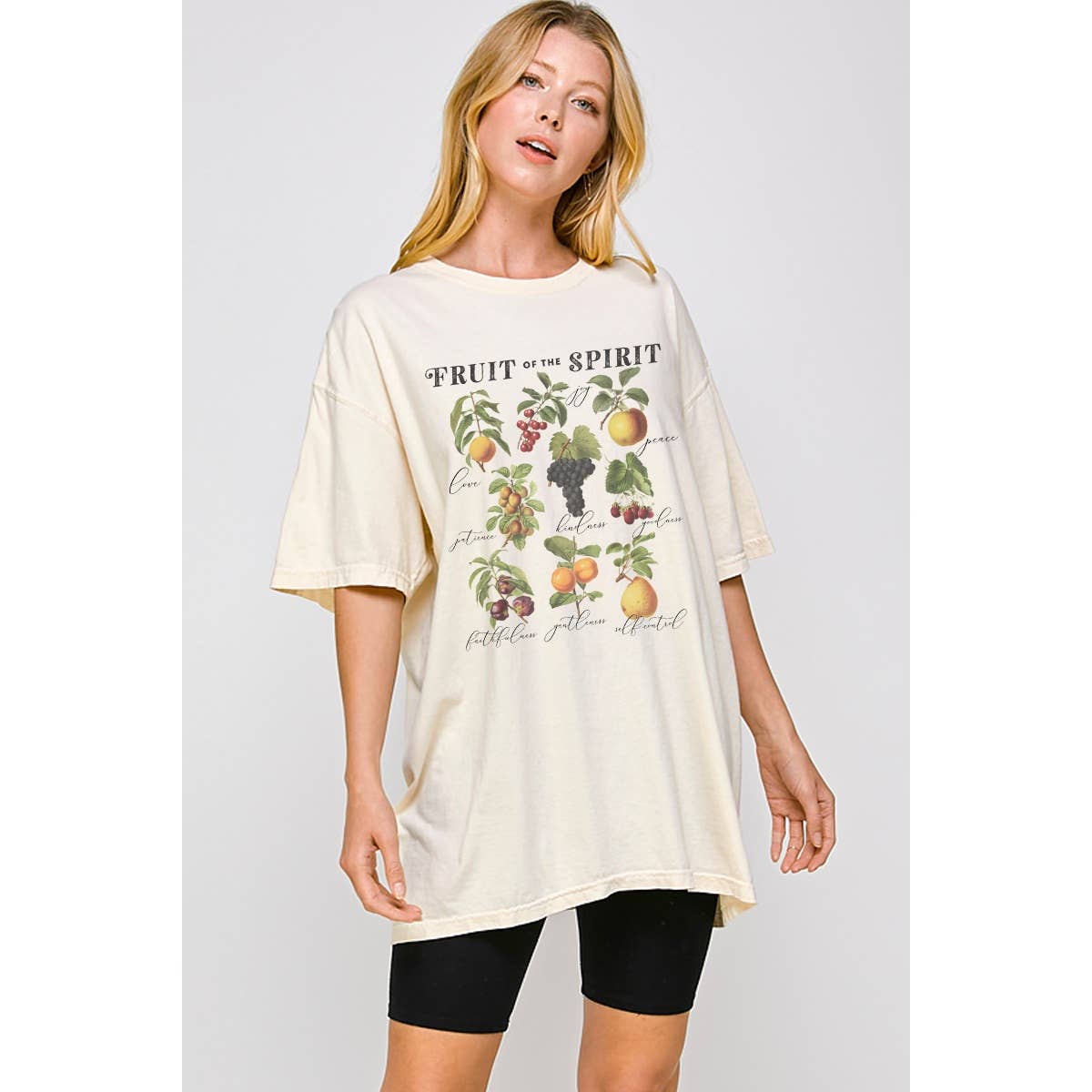 Fruit of the Spirit Vintage Graphic Oversized - Adult & Kids T-Shirts, Sweatshirts & Hoodies apparel design preview 1