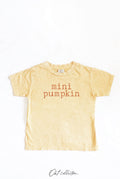 Mini Pumpkin Toddler Washed Graphic Top - Adult & Kids T-Shirts, Sweatshirts & Hoodies apparel design preview 1