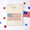 Vintage Floral American Flag - Adult & Kids T-Shirts, Sweatshirts & Hoodies apparel design preview 1