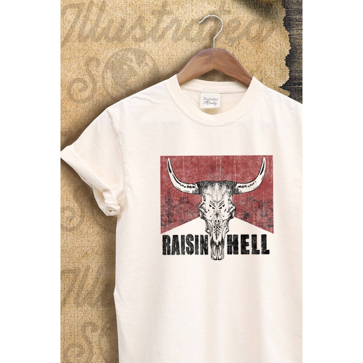 Raisin Hell Vintage Graphic - Adult & Kids T-Shirts, Sweatshirts & Hoodies apparel design preview 1
