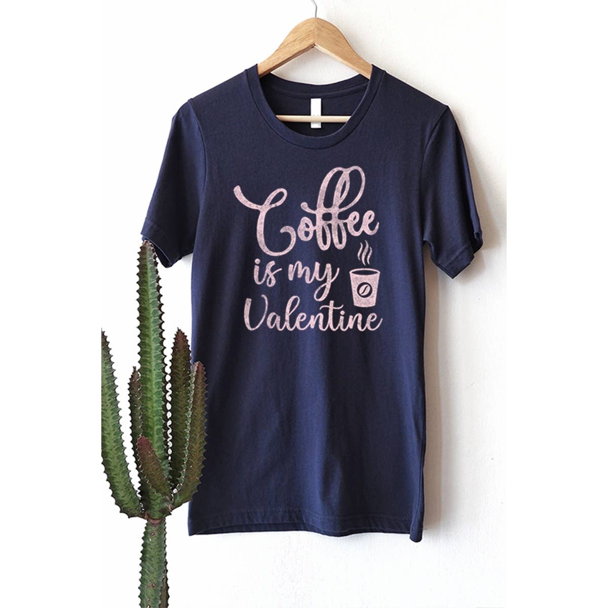Coffee Is My Valentine Graphic - Adult & Kids T-Shirts, Sweatshirts & Hoodies apparel design preview 1