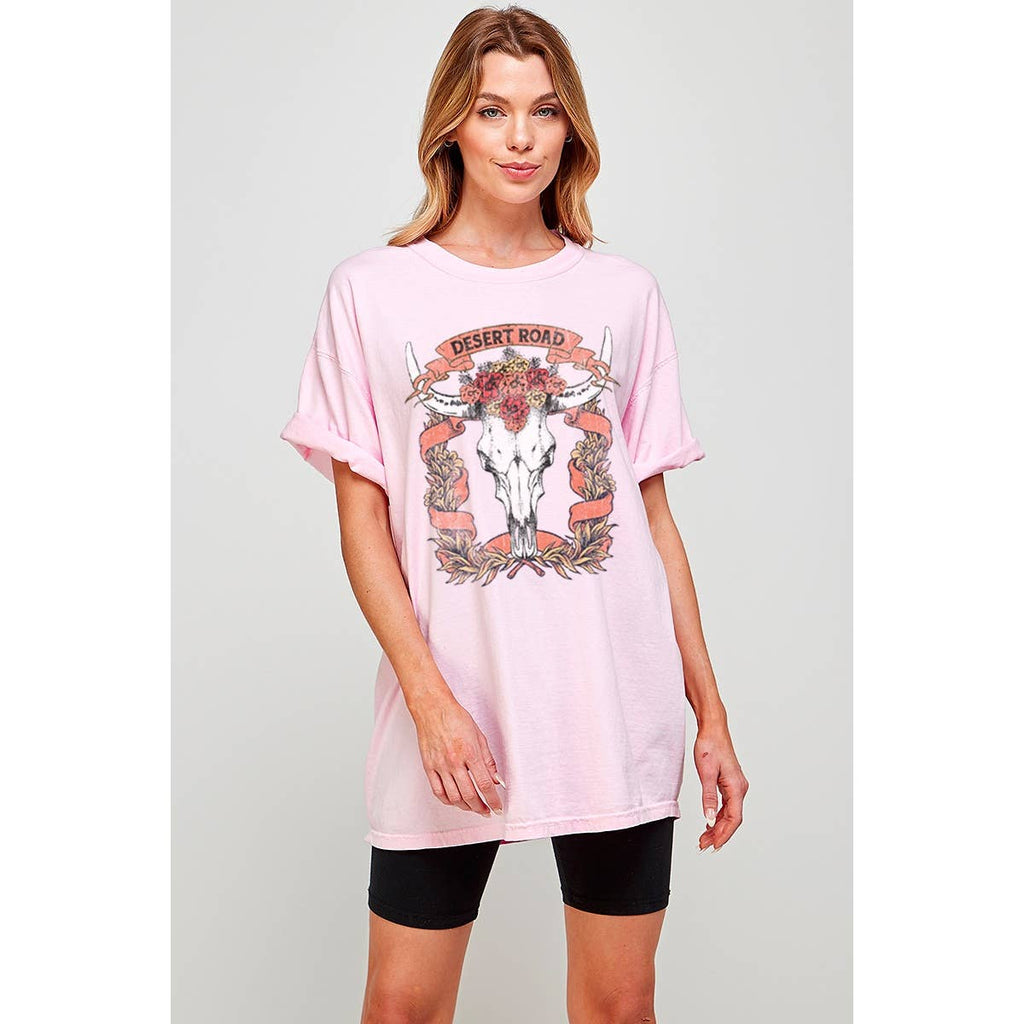 Desert Road Vintage Graphic Oversized - Adult & Kids T-Shirts, Sweatshirts & Hoodies apparel design preview 1