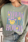 Howdy Smile Cowboy Graphic Brushed - Adult & Kids T-Shirts, Sweatshirts & Hoodies apparel design preview 1