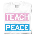 Teach Peace Trans Flag - Adult & Kids T-Shirts, Sweatshirts & Hoodies apparel design preview 1