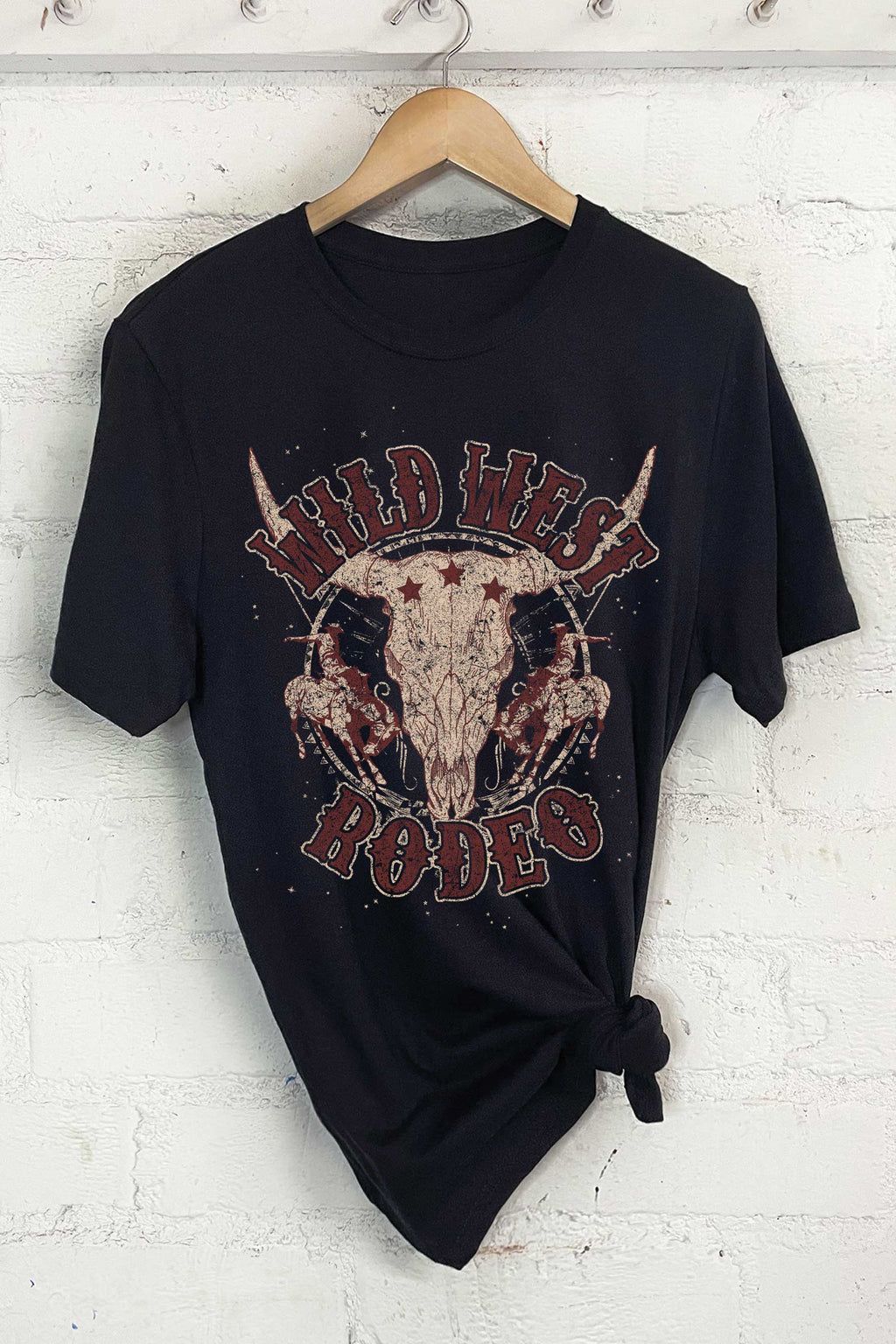Wild West Rodeo Cowskull Graphic - Adult & Kids T-Shirts, Sweatshirts & Hoodies apparel design preview 1