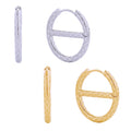 14K Gold-Dipped Round Huggie Earrings - Adult & Kids T-Shirts, Sweatshirts & Hoodies apparel design preview 1