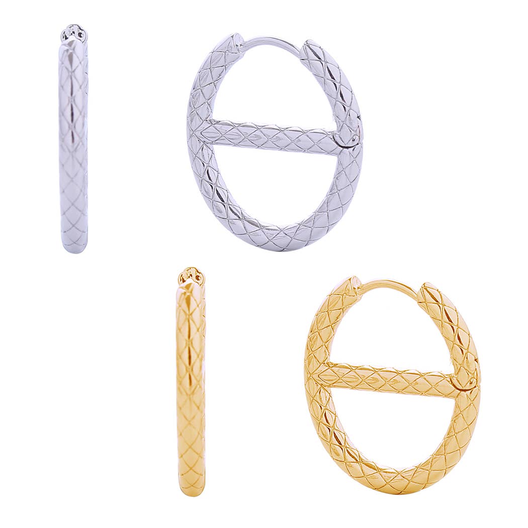 14K Gold-Dipped Round Huggie Earrings - Adult & Kids T-Shirts, Sweatshirts & Hoodies apparel design preview 1