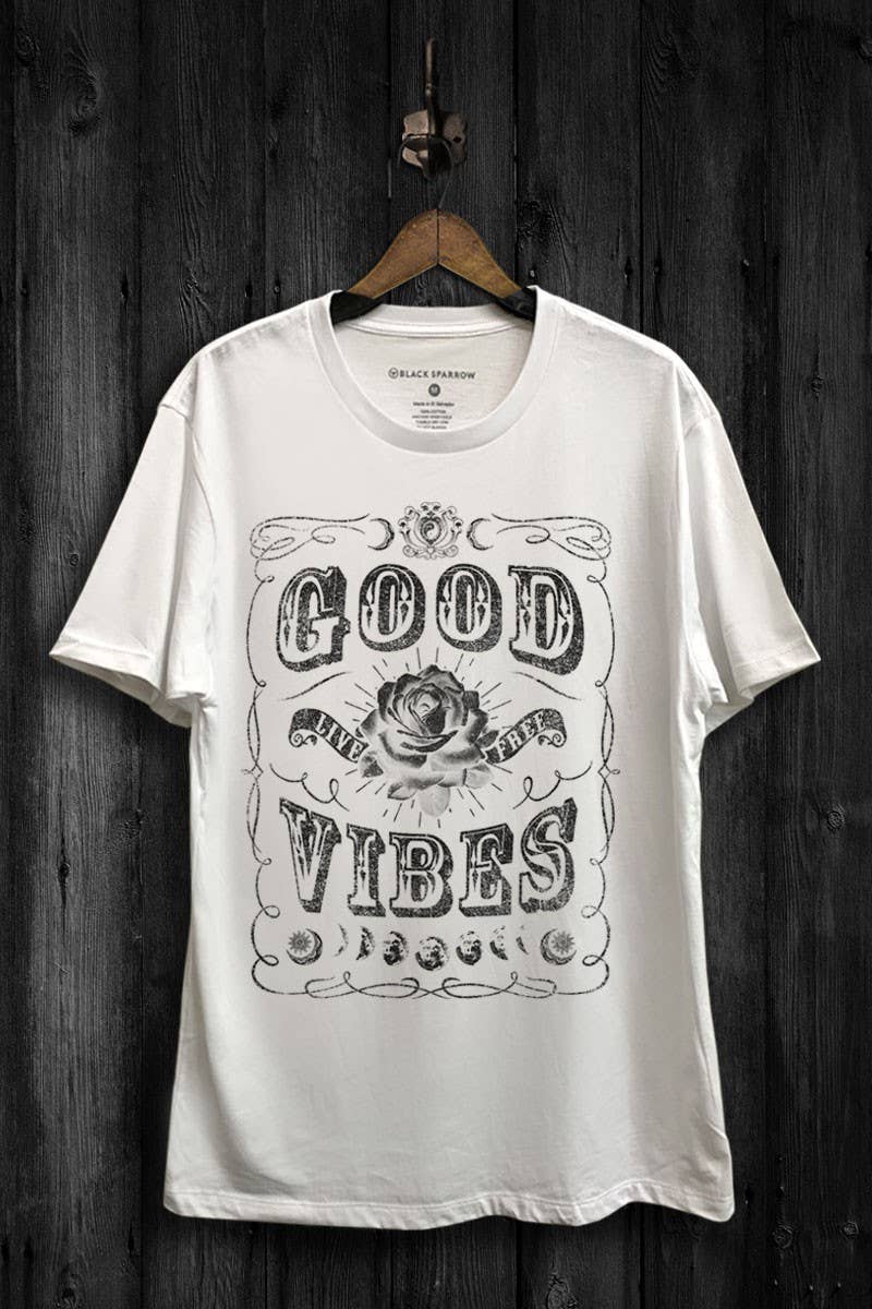 Good Vibes Graphic Top - Adult & Kids T-Shirts, Sweatshirts & Hoodies apparel design preview 1
