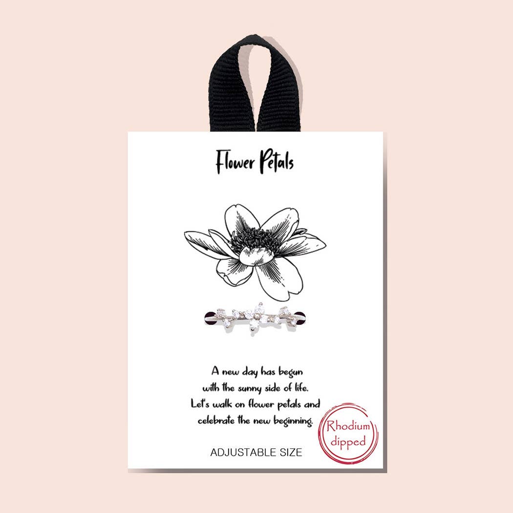 Cz Gold-Dipped Flower Petals Adjustable Ring - Adult & Kids T-Shirts, Sweatshirts & Hoodies apparel design preview 1