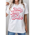 Holly Jolly Babe Christmas - Adult & Kids T-Shirts, Sweatshirts & Hoodies apparel design preview 1