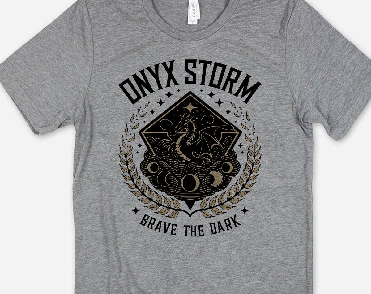 Onyx Storm Fourth Wing Book Inspired - Adult & Kids T-Shirts, Sweatshirts & Hoodies apparel design preview 1