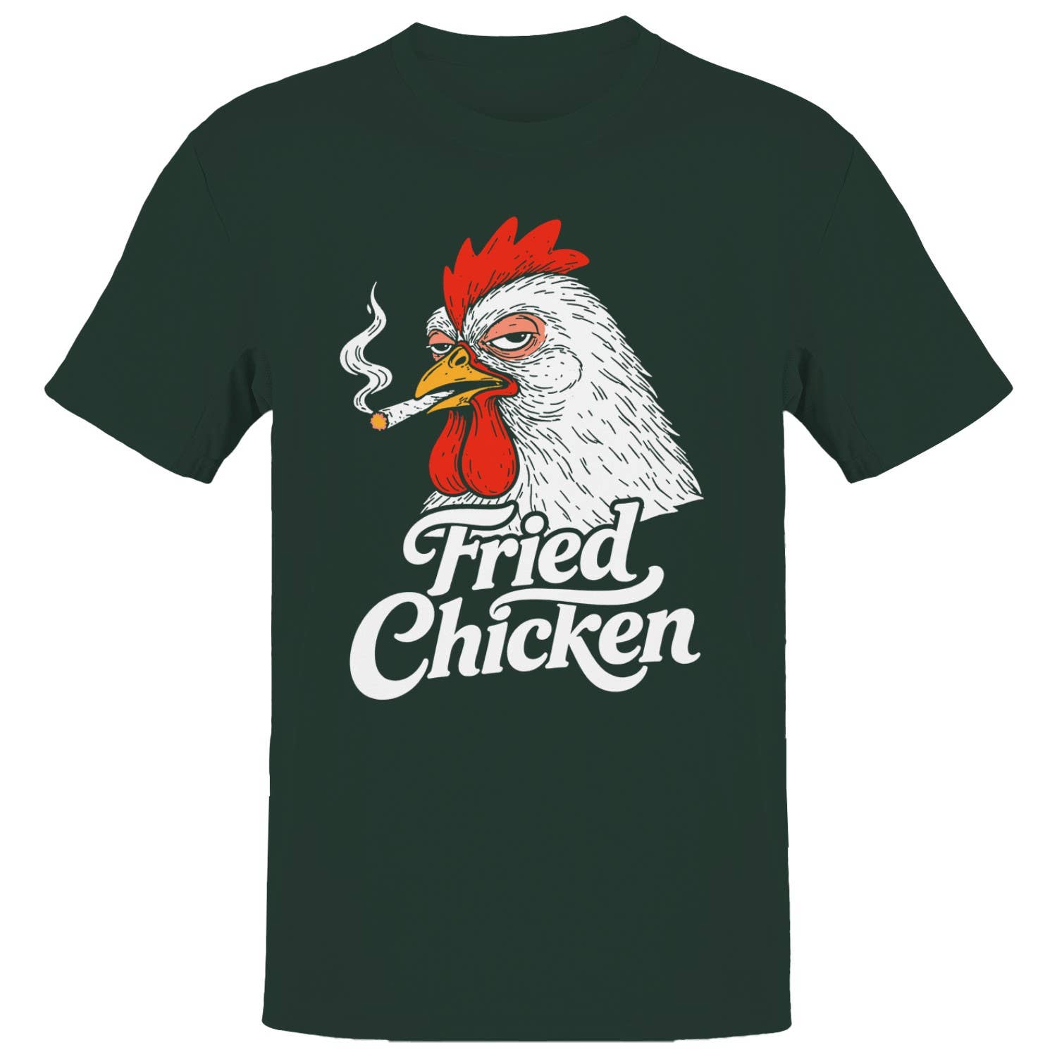 Chicken Smoking Cartoon Men's - Adult & Kids T-Shirts, Sweatshirts & Hoodies apparel design preview 1