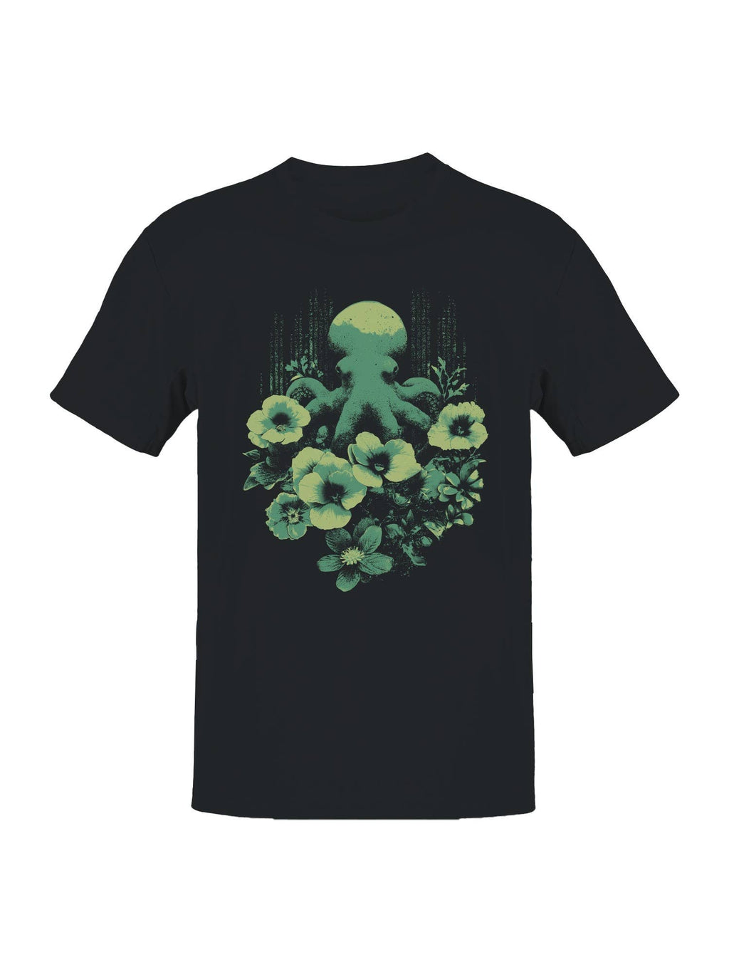 Octopus Blossom Symphony Men's - Adult & Kids T-Shirts, Sweatshirts & Hoodies apparel design preview 1