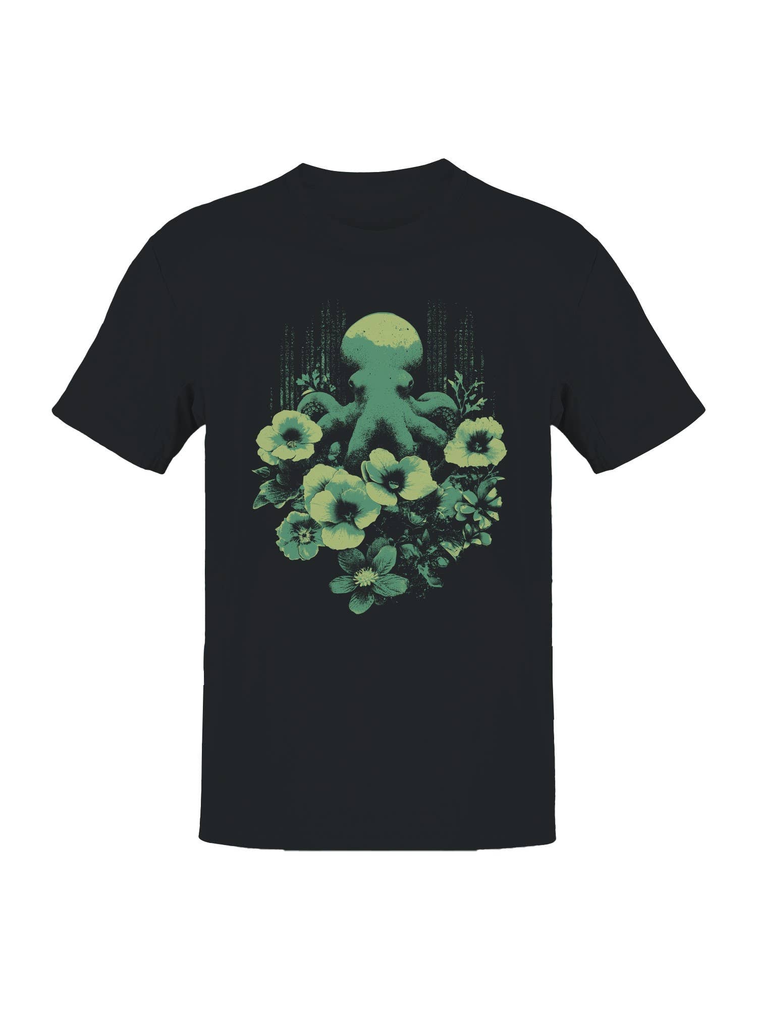 Octopus Blossom Symphony Men's - Adult & Kids T-Shirts, Sweatshirts & Hoodies apparel design preview 1