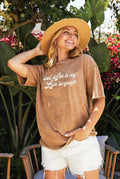 Iced Coffee Is My Love Language Mineral Washed - Adult & Kids T-Shirts, Sweatshirts & Hoodies apparel design preview 1