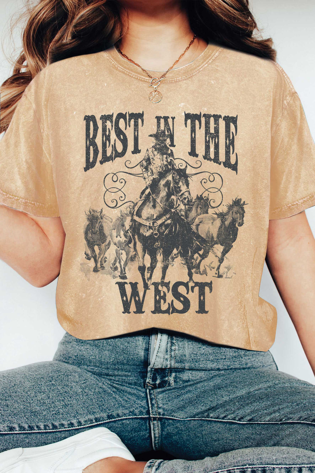 Best in the West Cowboy Mineral Graphic - Adult & Kids T-Shirts, Sweatshirts & Hoodies apparel design preview 1