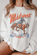 Midwest Rodeo Cowboy Graphic Brushed - Adult & Kids T-Shirts, Sweatshirts & Hoodies apparel design preview 1