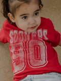 Children's Ou Sooners Player Red - Adult & Kids T-Shirts, Sweatshirts & Hoodies apparel design preview 1