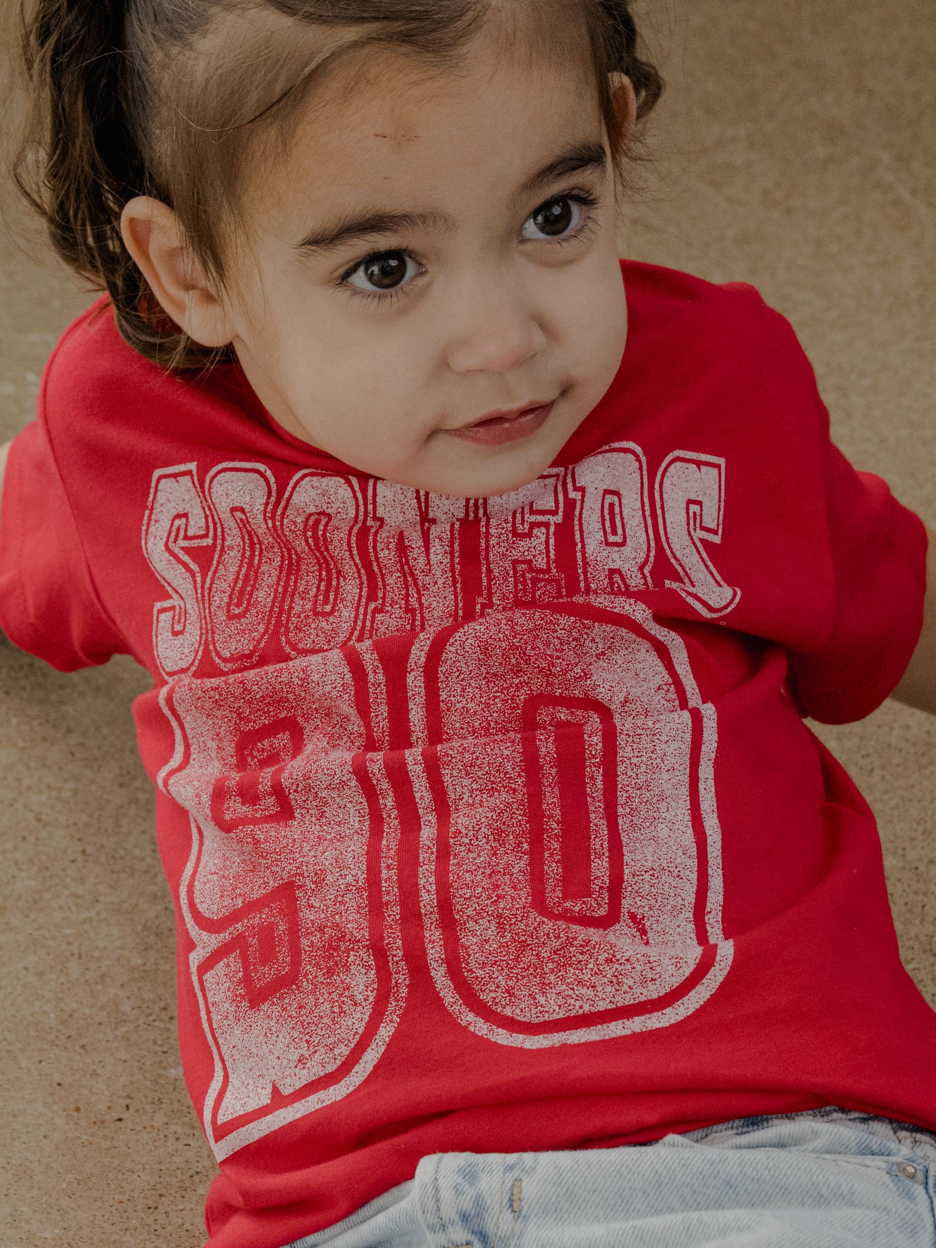 Children's Ou Sooners Player Red - Adult & Kids T-Shirts, Sweatshirts & Hoodies apparel design preview 1