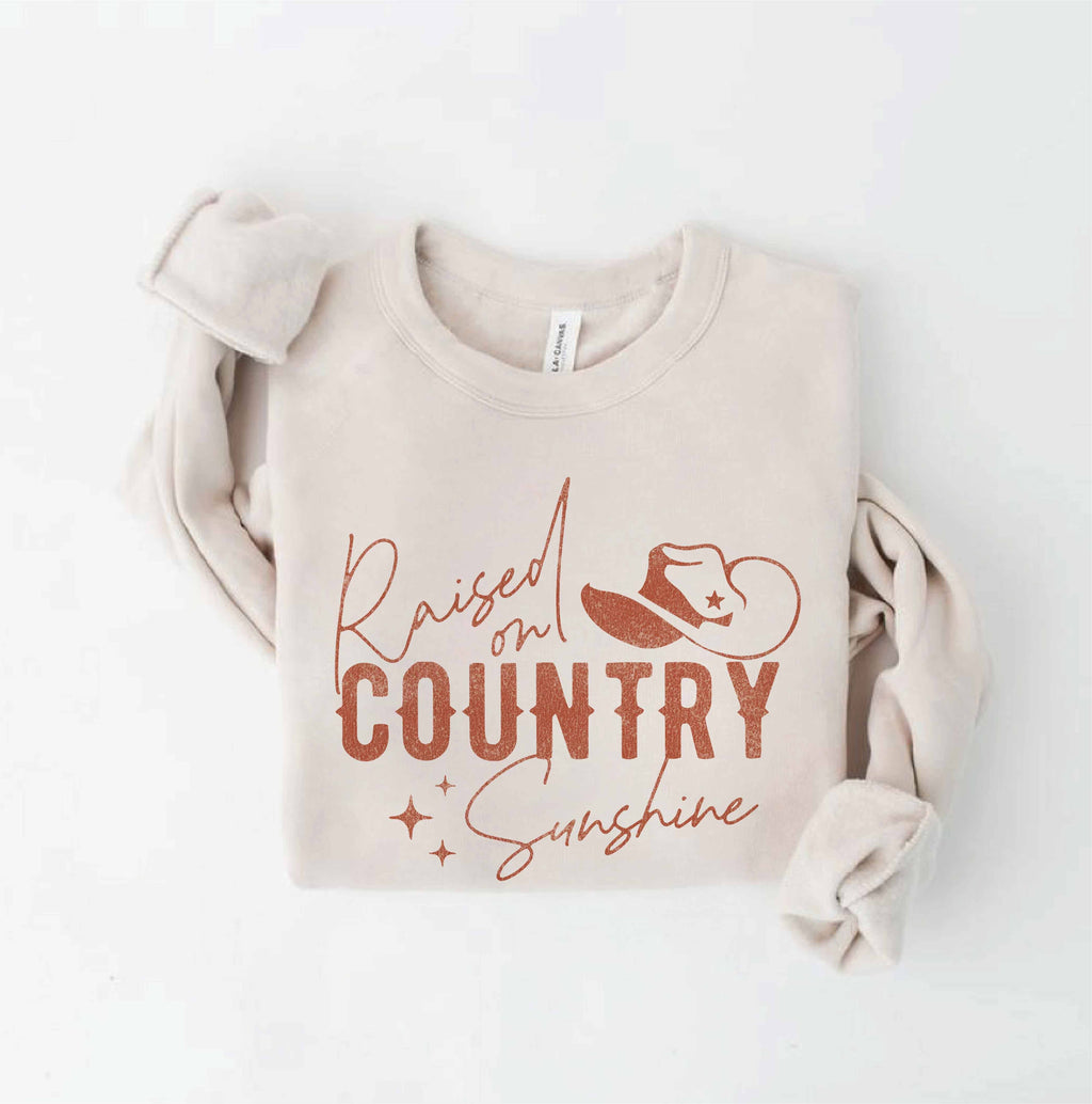 Raised On Country Sunshine - Adult & Kids T-Shirts, Sweatshirts & Hoodies apparel design preview 1
