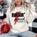 Rocking Around the Christmas Tree, Lightning Bolt - Adult & Kids T-Shirts, Sweatshirts & Hoodies apparel design preview 1
