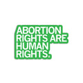 Abortion Rights Are Human Green Die-Cut Sticker - Adult & Kids T-Shirts, Sweatshirts & Hoodies apparel design preview 1