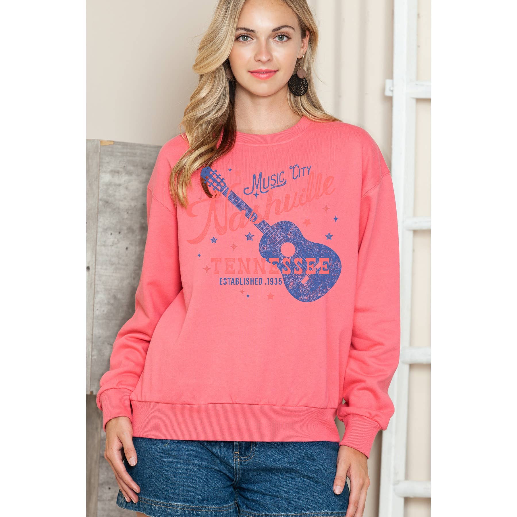 Nashville Tennessee Crewneck - Adult & Kids T-Shirts, Sweatshirts & Hoodies apparel design preview 1