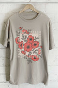 Take It Easy Vintage Flower Graphic Oversized - Adult & Kids T-Shirts, Sweatshirts & Hoodies apparel design preview 1