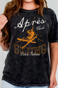 Apres Club Skiing Lake Tahoe Puff Mineral Graphic - Adult & Kids T-Shirts, Sweatshirts & Hoodies apparel design preview 1